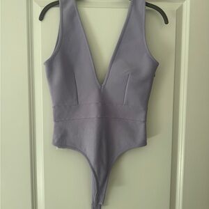 Herve Leger Lavender One Piece